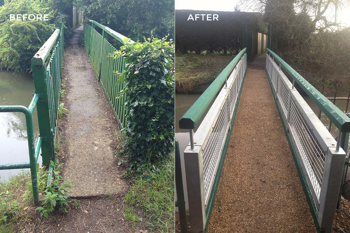 Huntingdon Close Bridge Refurbishment