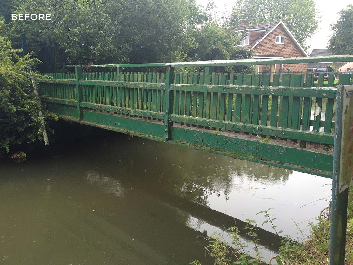 Huntingdon Close Bridge Refurbishment