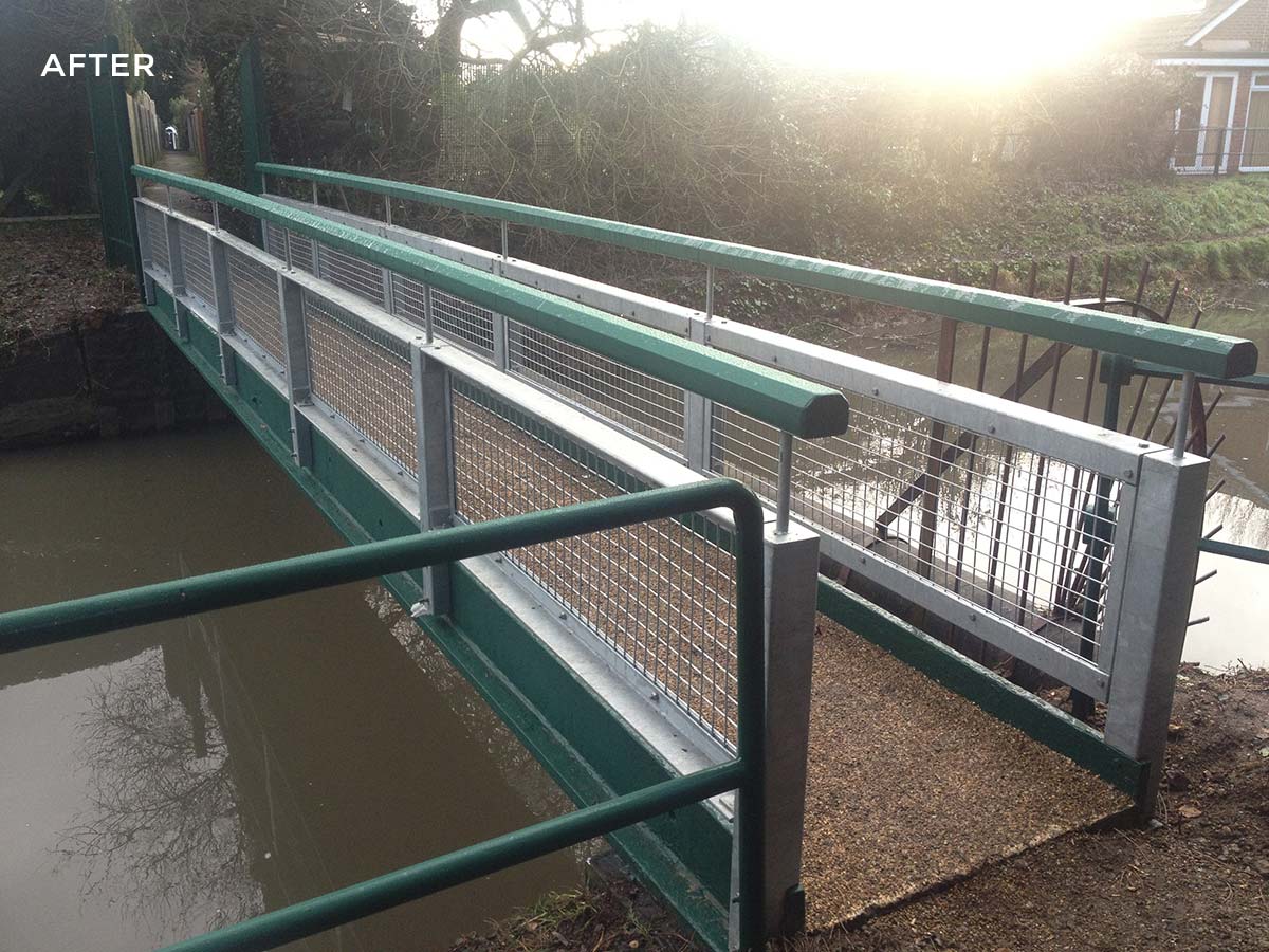 Huntingdon Close Bridge Refurbishment