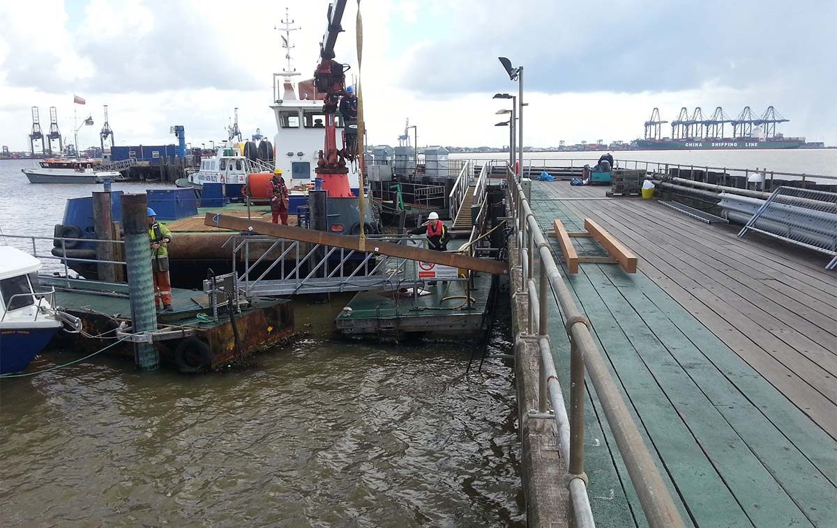 Launch Jetty Repairs, Harwich Port
